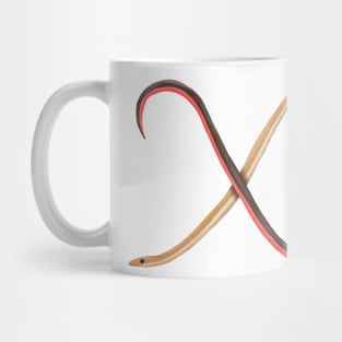 X - Eastern worm snakes Mug